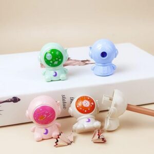 Astronaut Shape  Stylish Pencil Sharpener (12 Pcs)