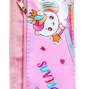 LIO GLOBAL LG16 3D Pen Pencil Pouch Stationery Box (With Cover), 2 Compartments - Design 7