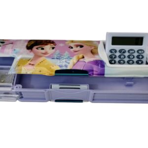 LIO GLOBAL LG 13 Compass Box, Pencil Case with Calculator Design 2