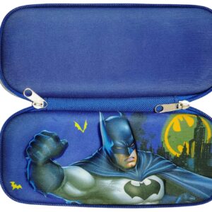 3D Embossed Batman Large Capacity Zip Pencil Pouch