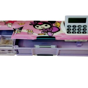 LIO GLOBAL LG 13 Compass Box, Pencil Case with Calculator Design 4