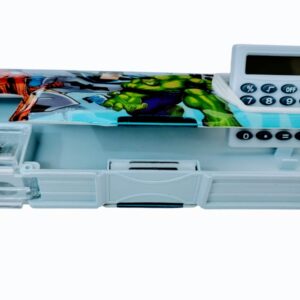 LIO GLOBAL LG 13 Compass Box, Pencil Case with Calculator Design 5