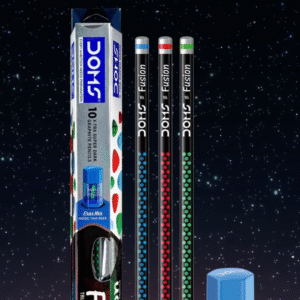 DOMS Pencil Fusion X-Tra Super Dark Graphite Pencils Set Of 10