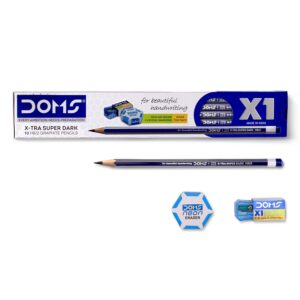 Pencil DOMS X1 Xtra Super Dark Pencils Box