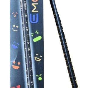 Pencil Flair Creative Emoji Super Dark Graphite Pencils Set of 10