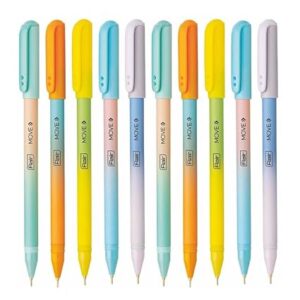 Pen FLAIR Move Fine Tip Ball Pen | Pack Of 10 (MRP 10/- Per Pen)