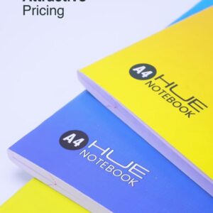 Shape 172 Pages Full Scape Book A4 Size (Pack of 12 Nos.) (HUE Collection)