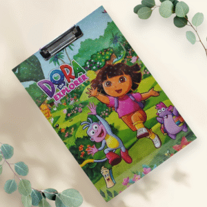Lio Global Examination Pad, Paper Clipboard Writing Pad Clipboards Drawing, Writing, Sturdy, Lightweight for Office, School, College Writing Pad, MDF Wooden Dora the Explorer