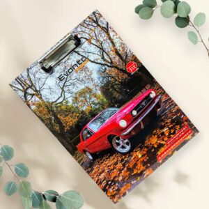 Lio Global Examination Pad, Paper Clipboard Writing Pad Clipboards Drawing, Writing, Sturdy, Lightweight for Office, School, College Writing Pad, MDF Wooden Pad Car-5