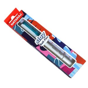 Natraj Slay Ballpen-Blue Ink-0.7mm Box Packing (MRP : 10/-)