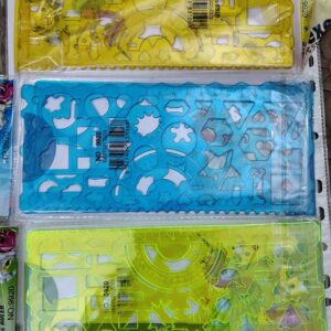 Multi Shape Stencil Spirograph Ruler 2 Pc | Geometric Ruler for Art & Craft| Scrapbooking, DIY Projects, Drawing Stencil for Home, School, Office (Pack of 1) Ideal for Return Gifts