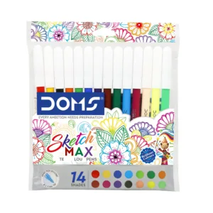 Doms Sketch Max Water Colour Pens ( Pack Of 14 )