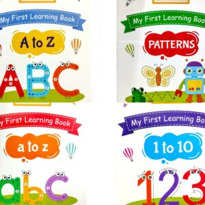 SHAPE My First Learning Box (4 Books Set) Early Learning Kit for Kids | ABC, abc, Numbers, Patterns
