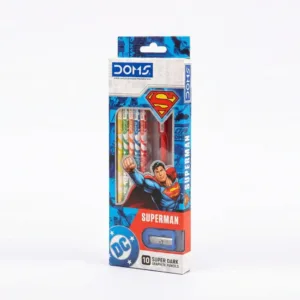 DOMS Superman Pencil Pack – Super Dark Graphite (Pack of 10)