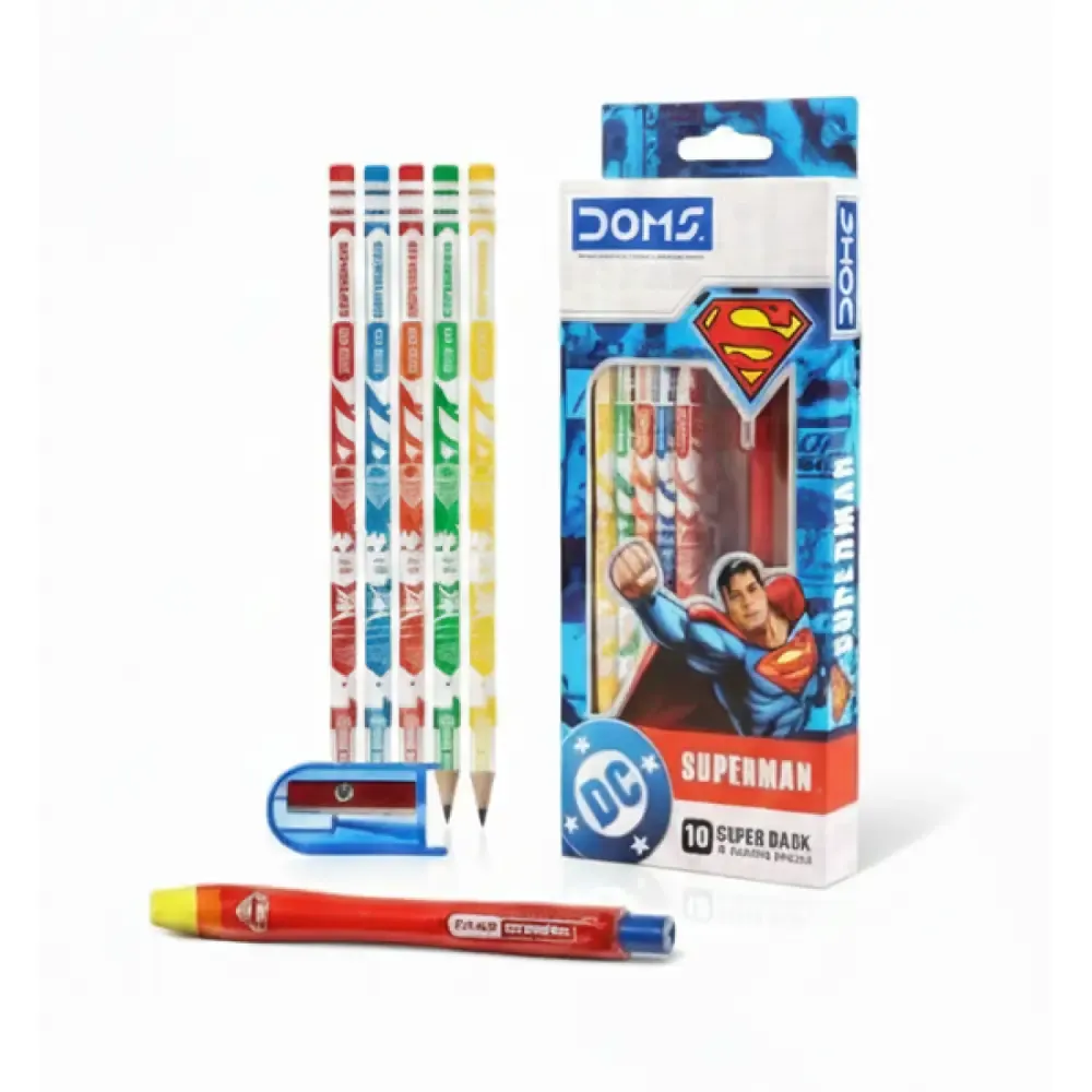 DOMS SUPERMAN PENCIL PACK OF 10 2