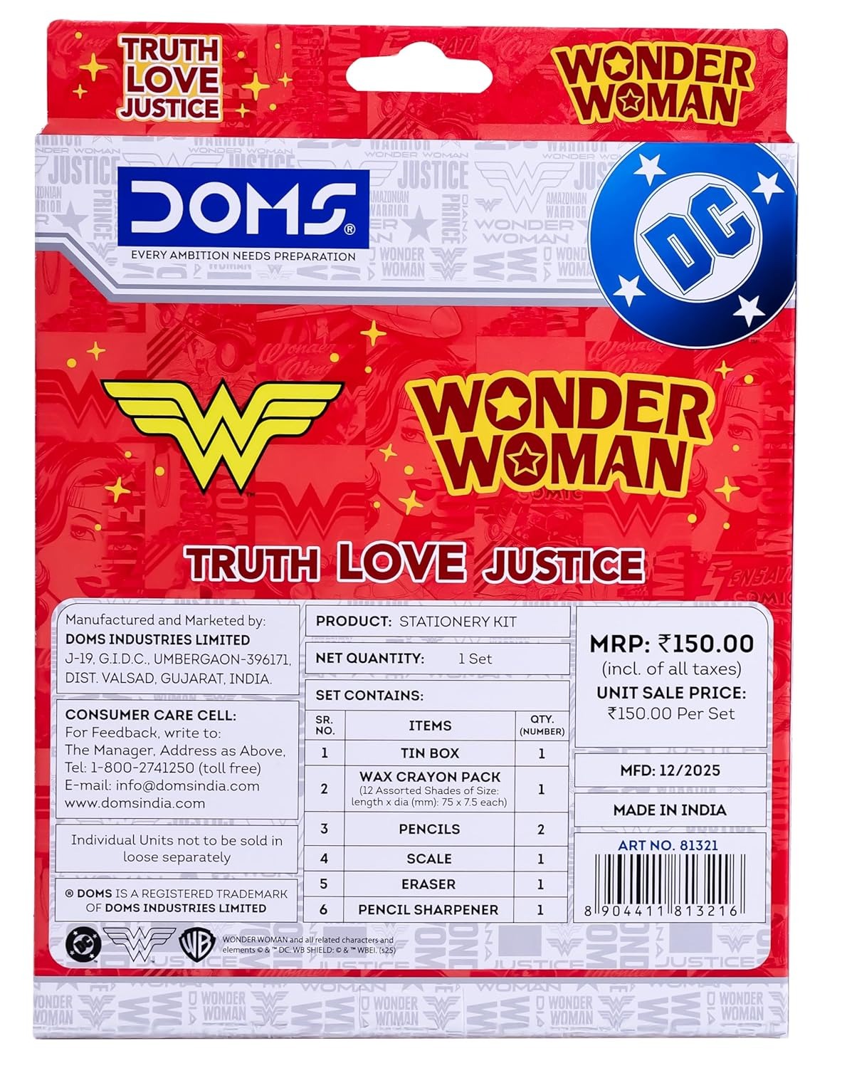 DOMS WONDER WOMEN KIT 2