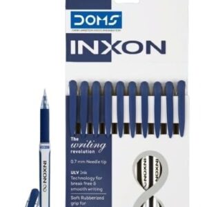 DOMS INXON Ball Pens (0.7 mm) Blue – Pack of 10