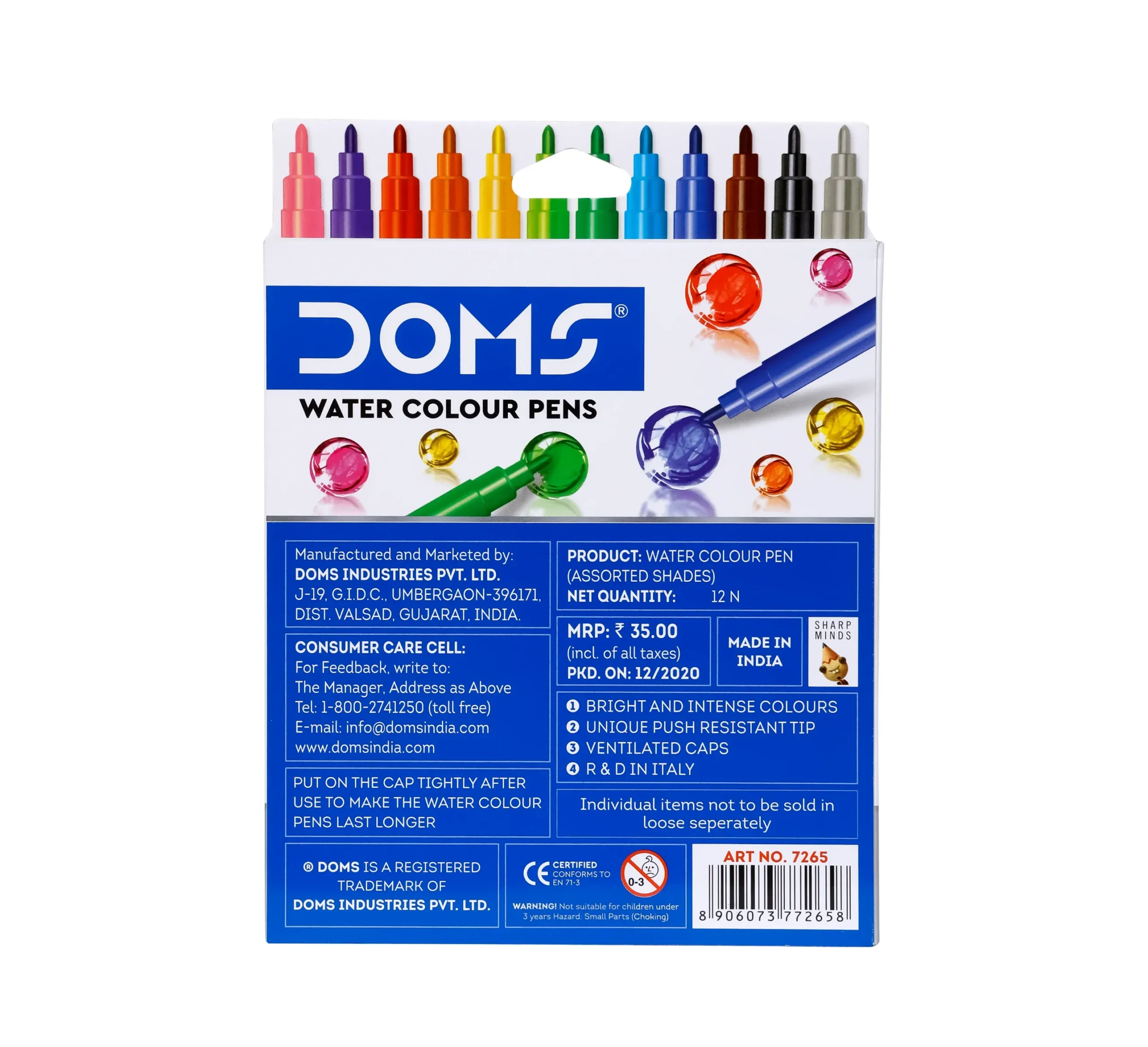 DOMS Aqua Water Colour Pens 1