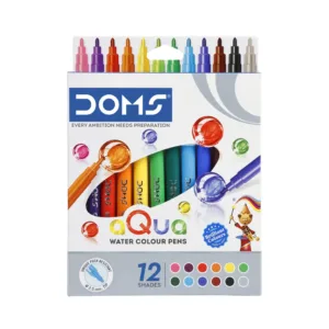 DOMS Aqua Water Colour Pens - 12 Sheds