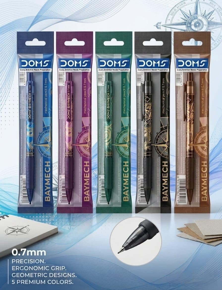Doms BAYMECH 0.7mm Mechanical Pencil- Pack of 10 (3)