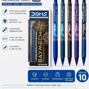 DOMS BAYMECH 0.7mm Mechanical Pencil- Pack of 10
