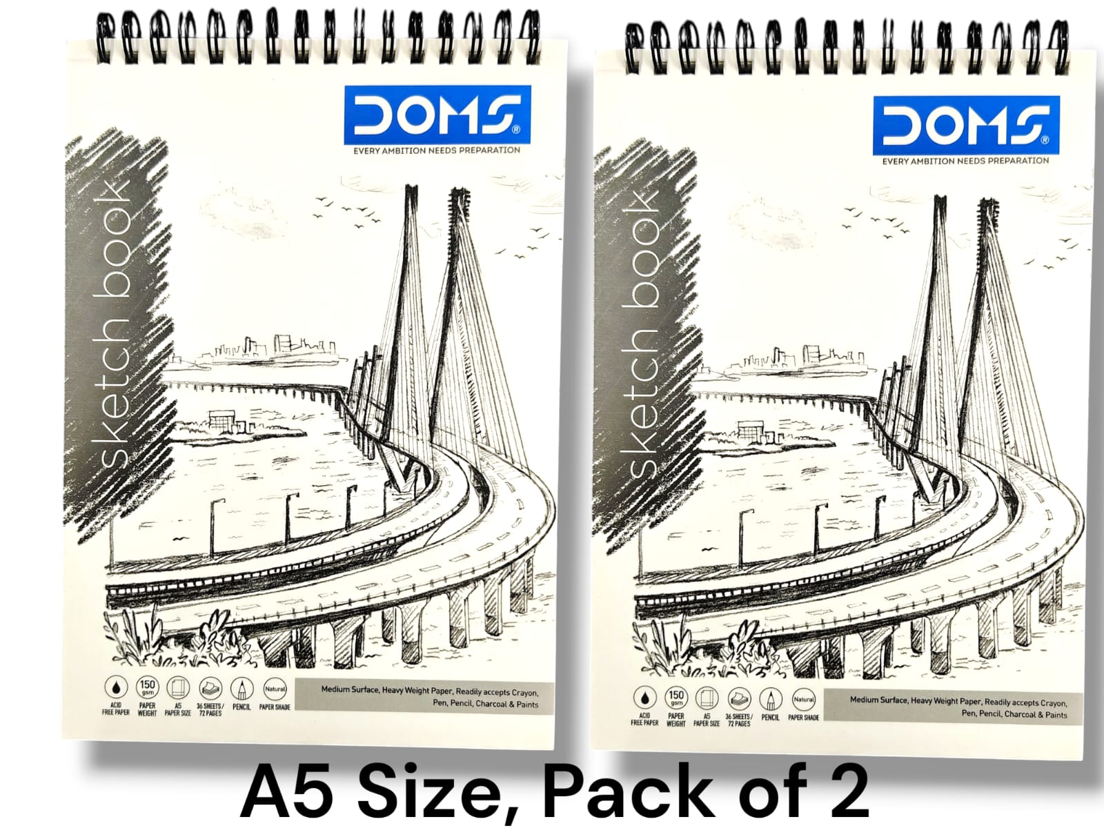 DMS A5 SKETCH BOOK 36 SHEETS